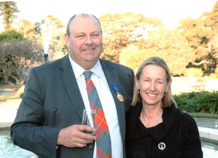 Duncan Fraser with Louise, 2015.